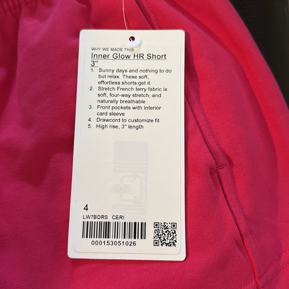 Lululemon Inner Glow High Rise 3” Short - Picture 8 of 8